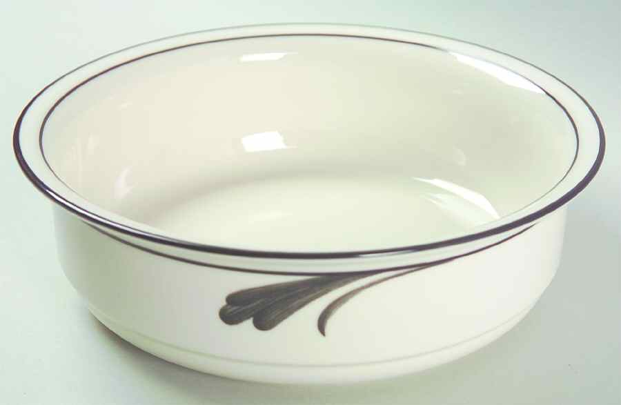 Black Brushstrokes Soup/Cereal Bowl by Lenox-1