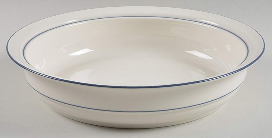 Blue Pinstripes (For the Blue) Pie Serving Plate by Lenox-1