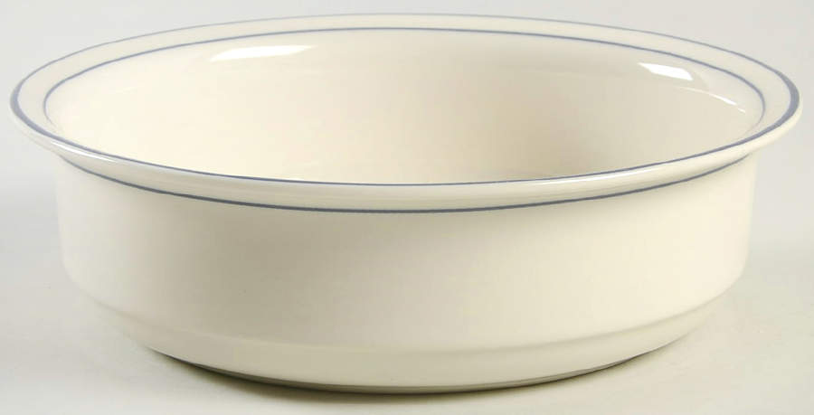 Blue Pinstripes (For the Blue) Soup/Cereal Bowl by Lenox-1