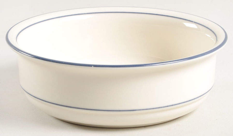 Blue Pinstripes (For the Blue) Fruit/Dessert (Sauce) Bowl by Lenox-1