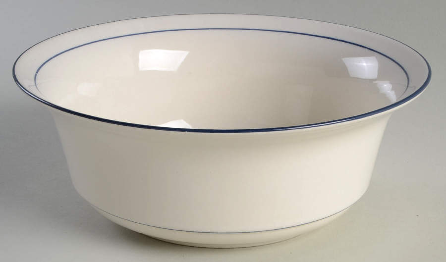 Blue Pinstripes (For the Blue) 8" Round Vegetable by Lenox-1