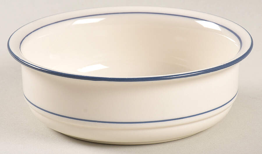 Blue Pinstripes (For the Blue) Fruit/Dessert (Sauce) Bowl by Lenox-1