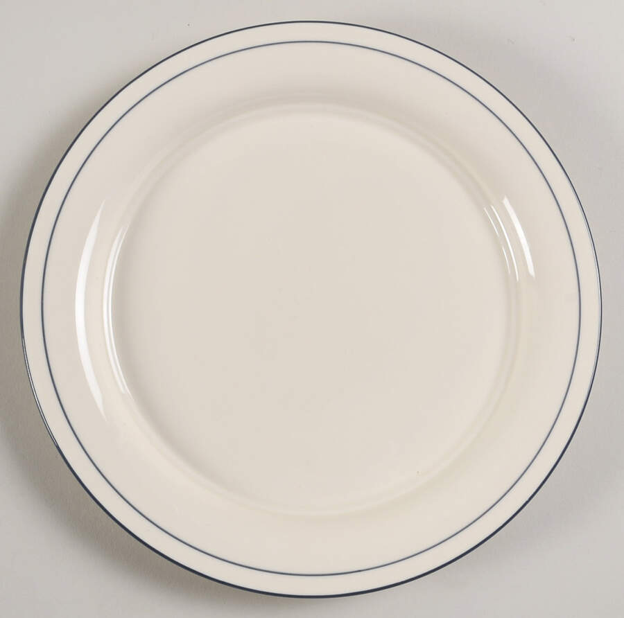 Blue Pinstripes (For the Blue) Salad Plate by Lenox-1