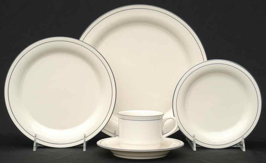 Blue Pinstripes (For the Blue) 5 Piece Place Setting by Lenox-1
