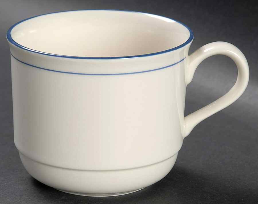Blue Pinstripes (For the Blue) Flat Cup by Lenox-1