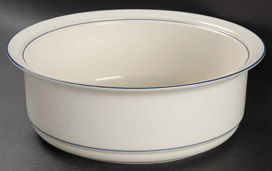 Blue Pinstripes (For the Blue) 9" Round Open Casserole by Lenox-1