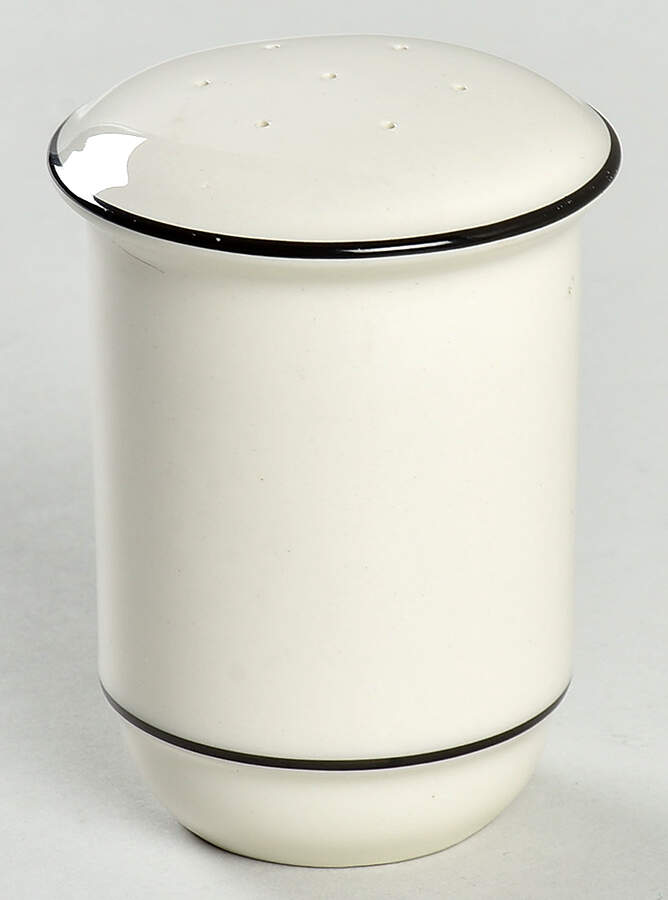 Black Pinstripes (For the Black) Salt Shaker by Lenox-1