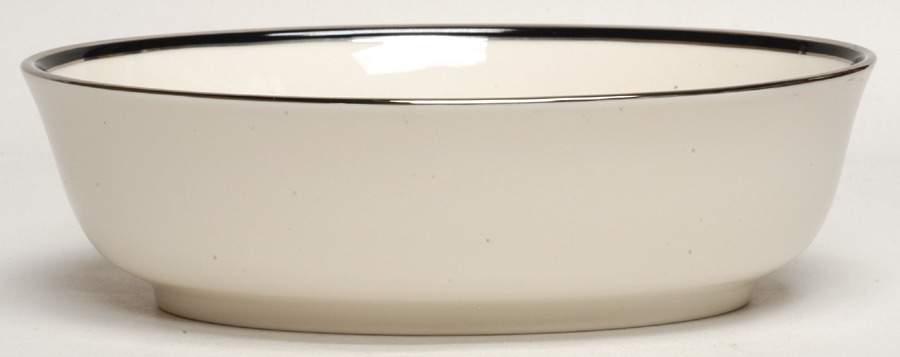 Black Royale 9" Oval Vegetable Bowl by Lenox-1