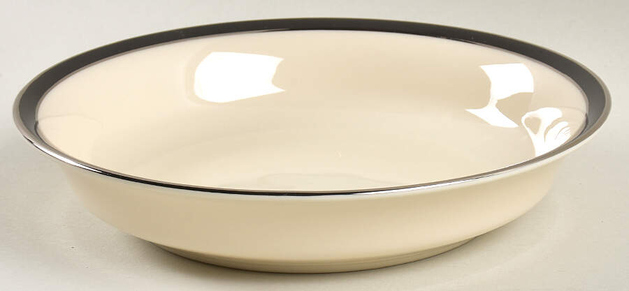 Black Royale Coupe Soup Bowl by Lenox-1