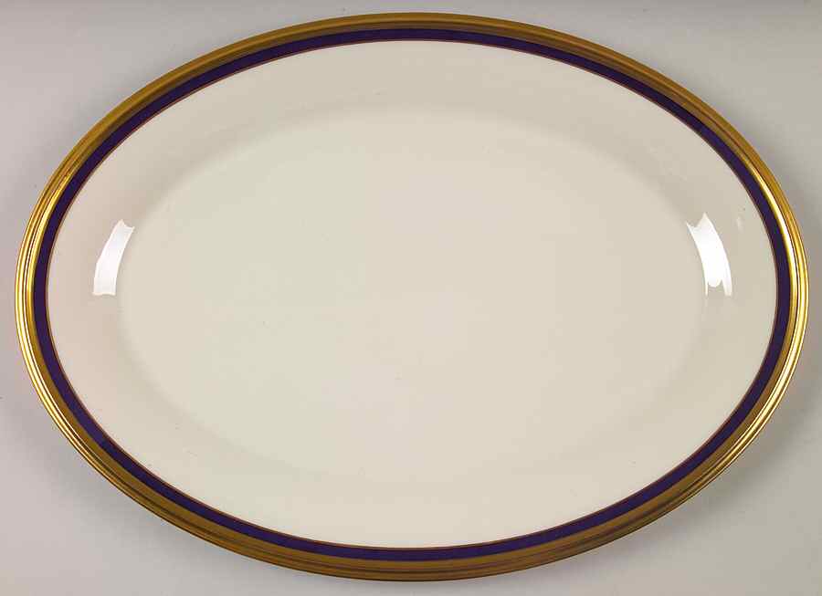Blue Royale 16" Oval Serving Platter by Lenox-1