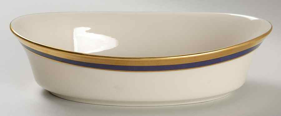 Blue Royale 8" Oval Vegetable Bowl by Lenox-1