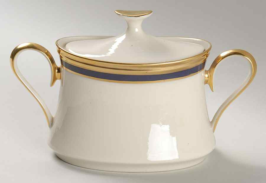 Blue Royale Sugar Bowl & Lid by Lenox-1