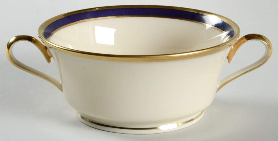 Blue Royale Footed Cream Soup Bowl by Lenox-1