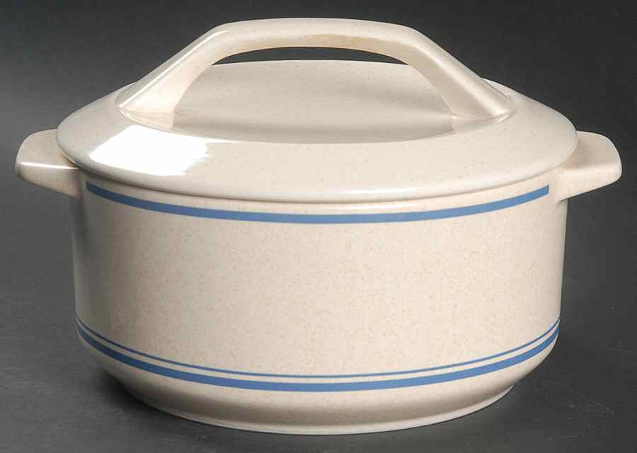 Blue Skies 1.25 Qt Round Covered Casserole by Lenox-1