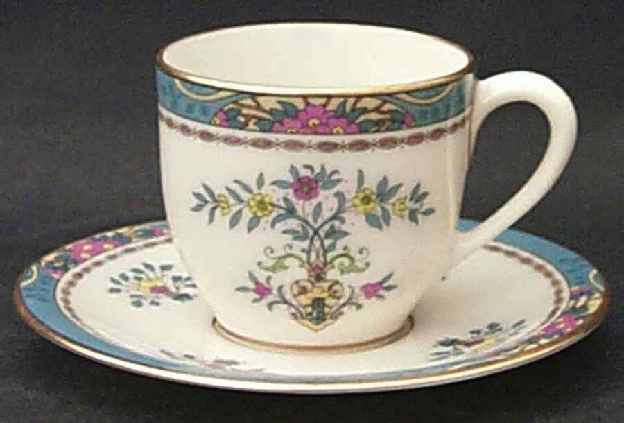 Blue Tree (Gold Trim) Flat Demitasse Cup by Lenox-1