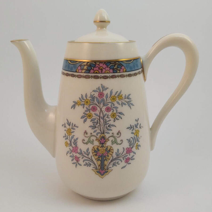 Blue Tree (Gold Trim) Individual Coffee Pot & Lid by Lenox-1