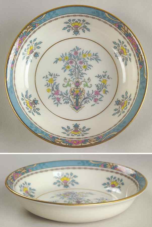 Blue Tree (Gold Trim) Fruit/Dessert (Sauce) Bowl by Lenox-1