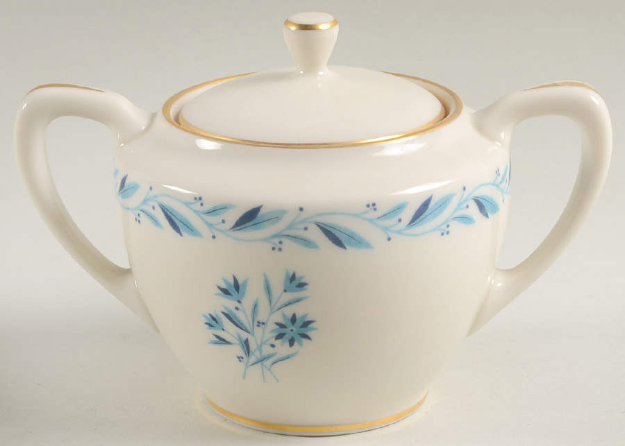 Blueridge Sugar Bowl & Lid by Lenox-1