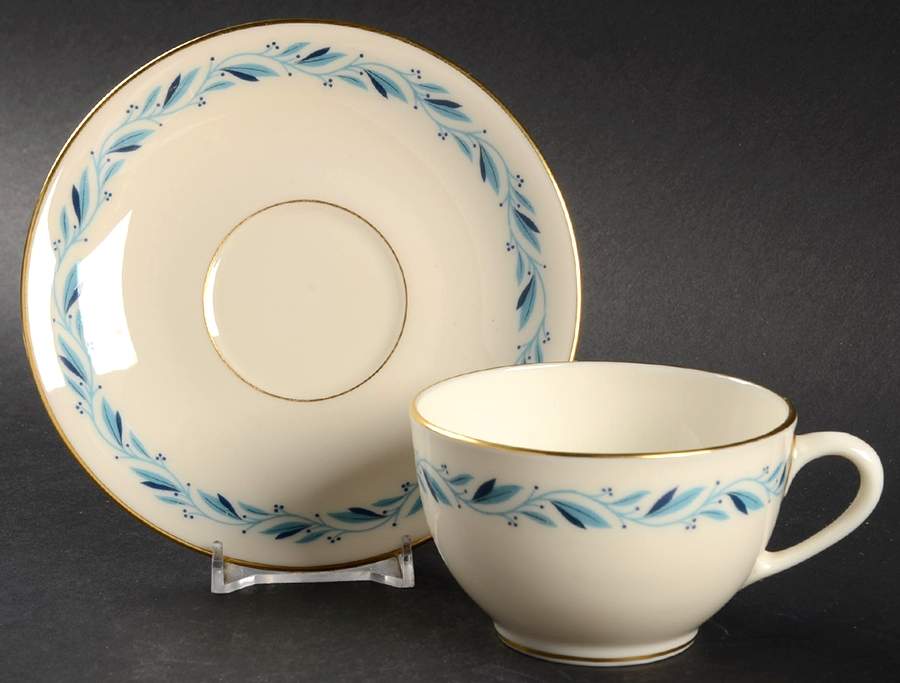 Blueridge Flat Cup & Saucer Set by Lenox-1