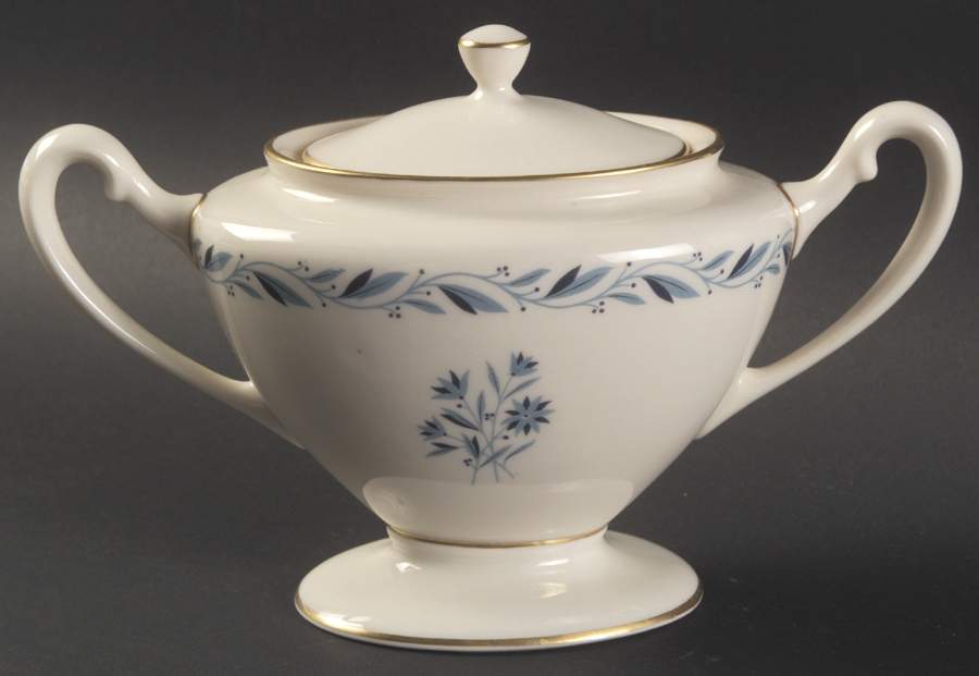 Blueridge Sugar Bowl & Lid by Lenox-1