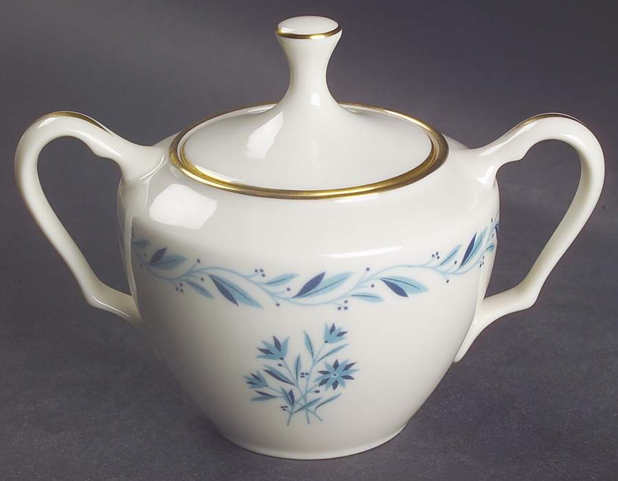 Blueridge Sugar Bowl & Lid by Lenox-1
