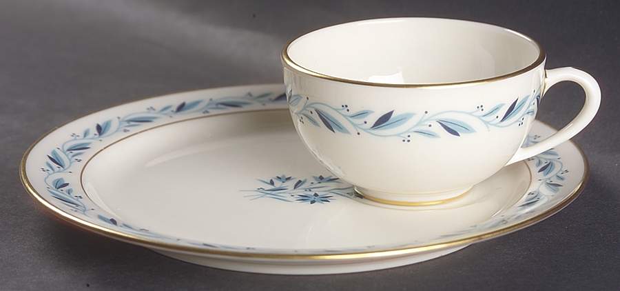 Blueridge Snack Plate & Cup Set by Lenox-1