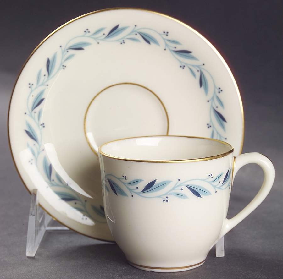 Blueridge Flat Demitasse Cup & Saucer Set by Lenox-1