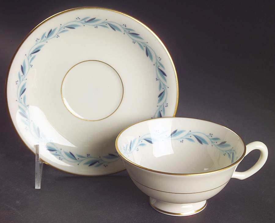 Blueridge Footed Cup & Saucer Set by Lenox-1