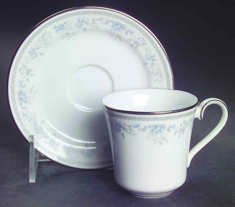Bluets Flat Demitasse Cup & Saucer Set by Lenox-1