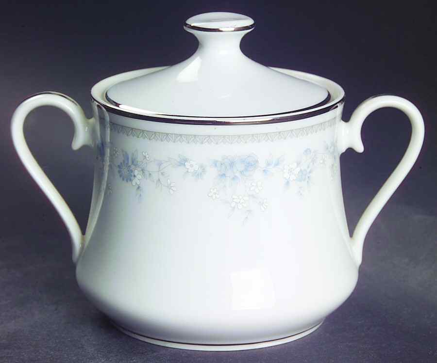 Bluets Sugar Bowl & Lid by Lenox-1