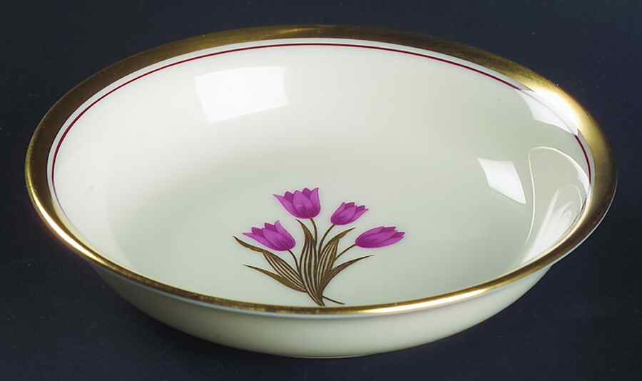Bradford (Gold Trim) Fruit/Dessert (Sauce) Bowl by Lenox-1