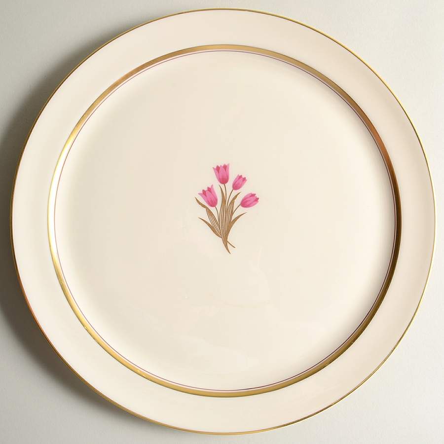 Bradford (Gold Trim) 12" Chop Plate (Round Platter) by Lenox-1