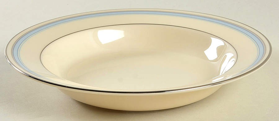 Bradford (Platinum Trim) Rim Soup Bowl by Lenox-1