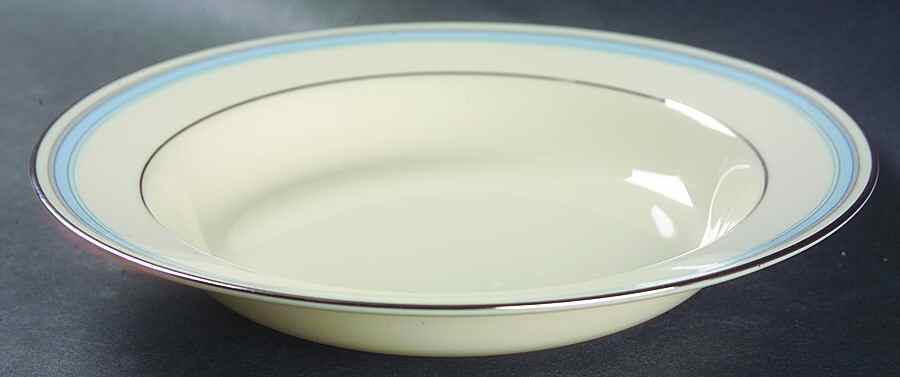 Bradford (Platinum Trim) Rim Soup Bowl by Lenox-1