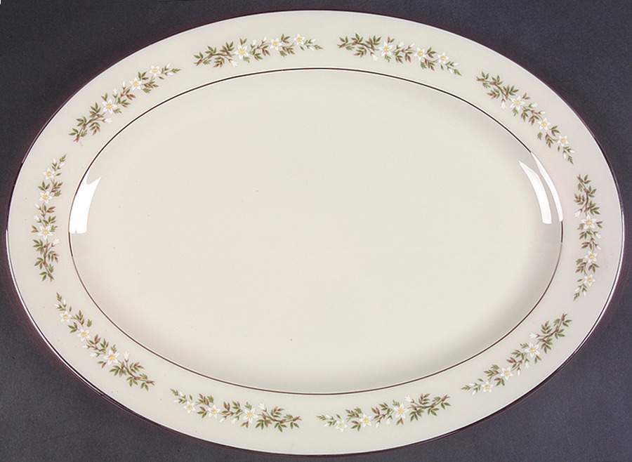 Brookdale 14" Oval Serving Platter by Lenox-1