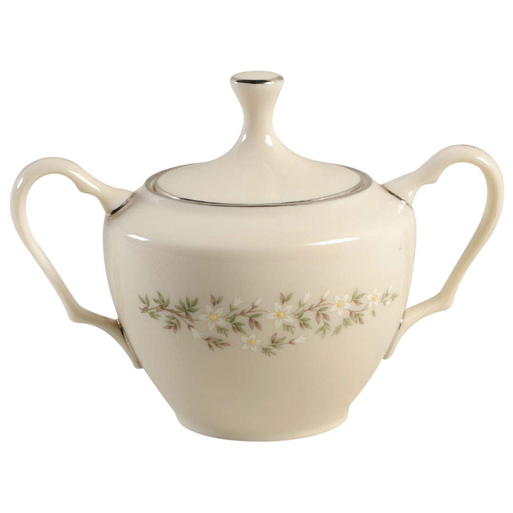 Brookdale Sugar Bowl & Lid by Lenox-1