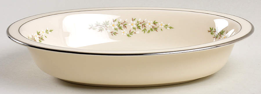 Brookdale 9" Oval Vegetable Bowl by Lenox-1