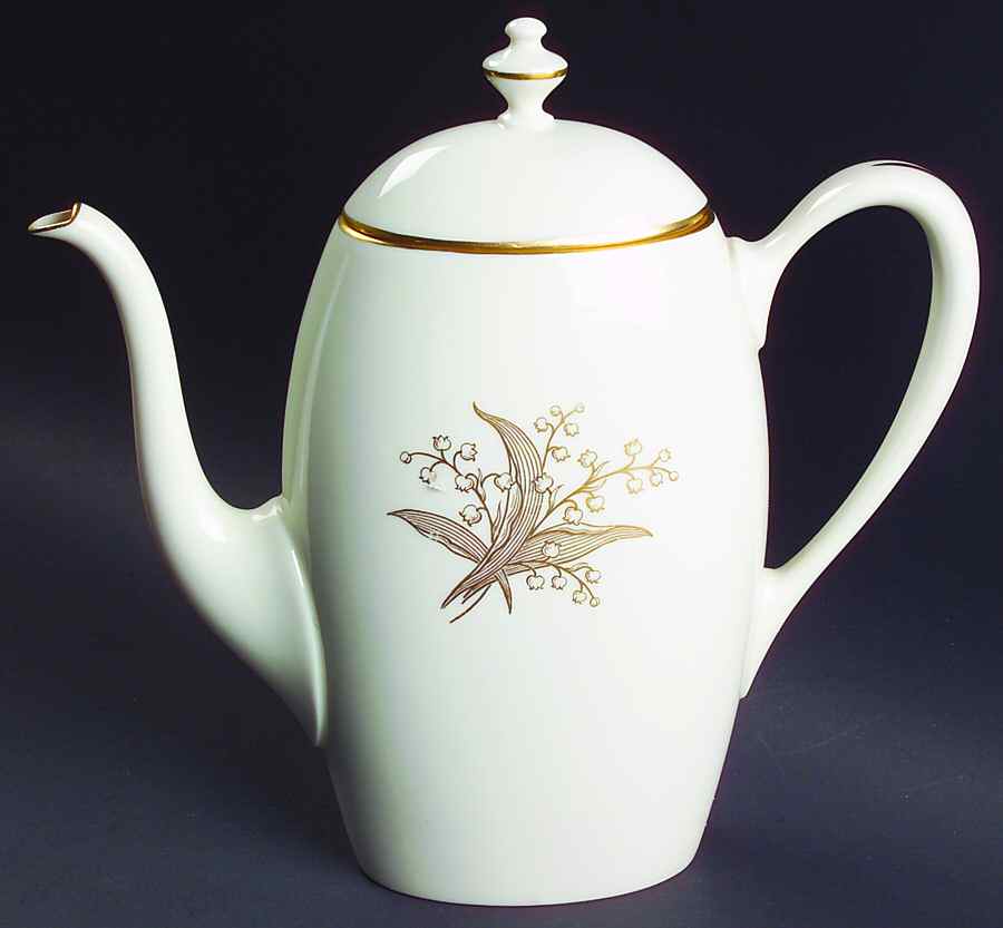 Brookside Shape 692 Coffee Pot & Lid by Lenox-1