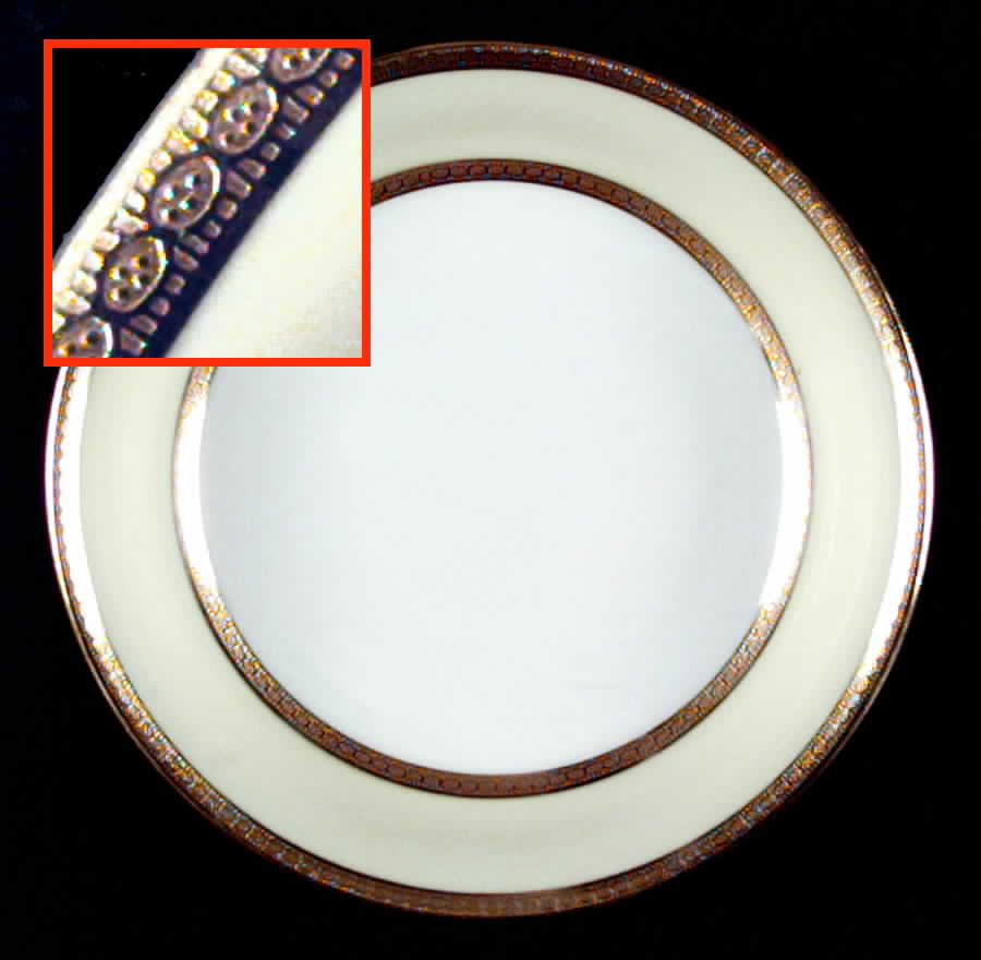 Brookline Cream Border Fruit/Dessert (Sauce) Bowl by Lenox-1