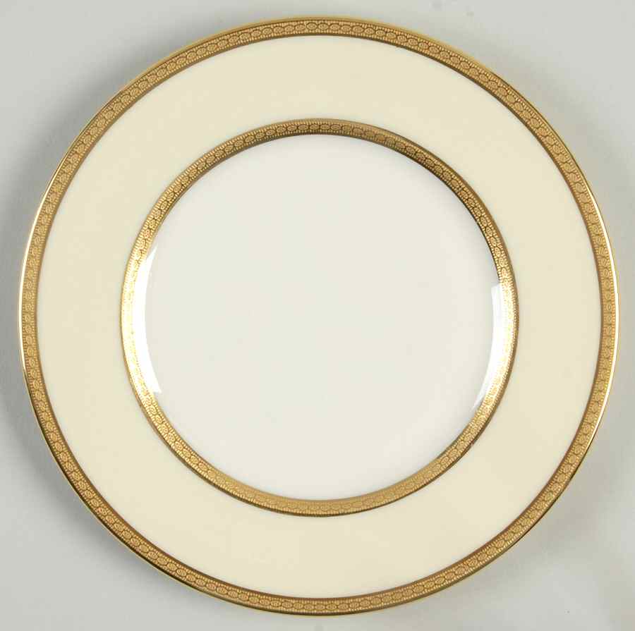 Brookline Cream Border Bread & Butter Plate by Lenox-1