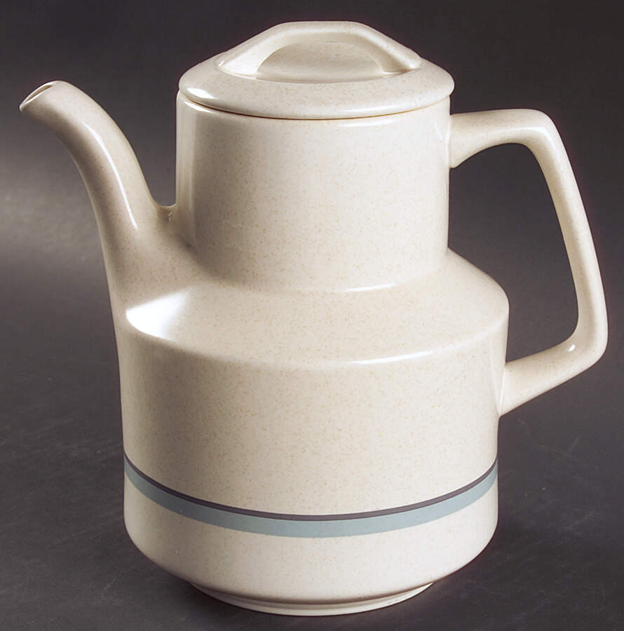 Brushwork Blue Coffee Pot & Lid by Lenox-1