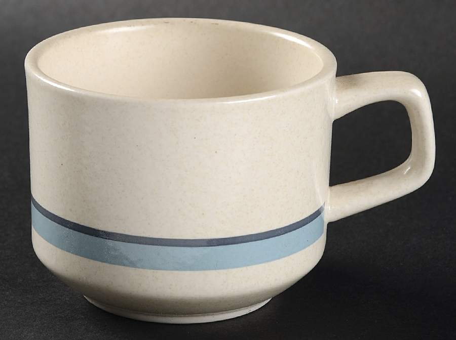 Brushwork Blue Flat Cup by Lenox-1