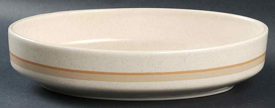 Brushwork Beige 9" Oval Vegetable Bowl by Lenox-1