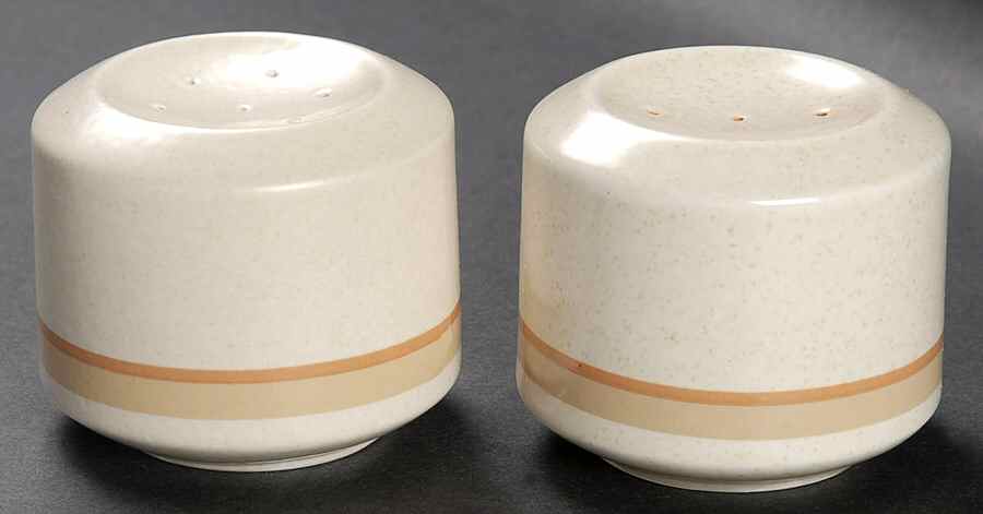 Brushwork Beige Salt & Pepper Set by Lenox-1