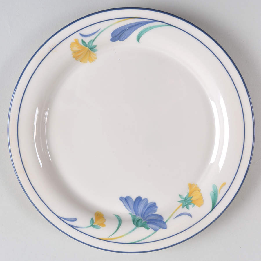 Buttercups on Blue (For The Blue) Salad Plate by Lenox-1