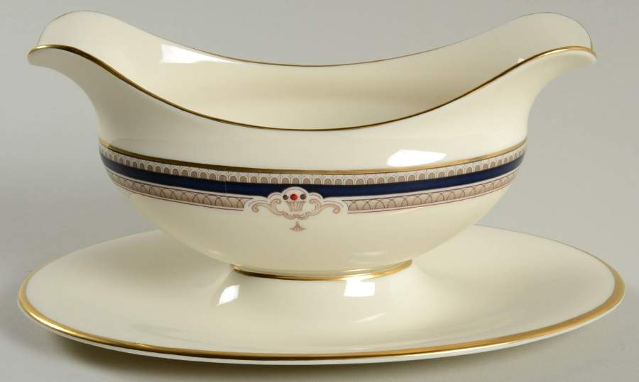 Buchanan Gravy Boat with Attached Underplate by Lenox-1