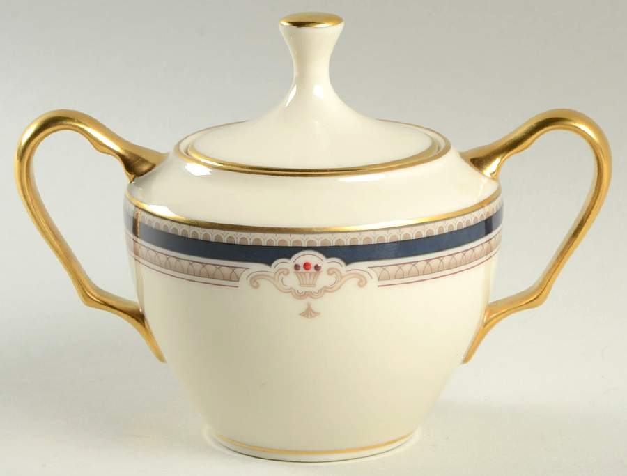 Buchanan Sugar Bowl & Lid by Lenox-1