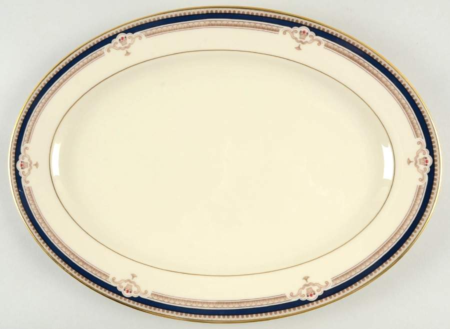 Buchanan 16" Oval Serving Platter by Lenox-1