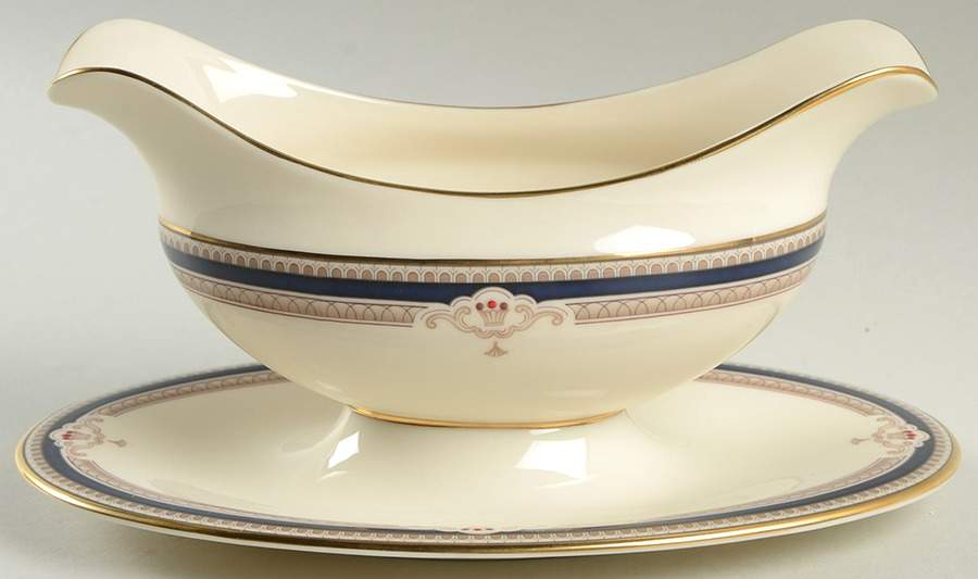 Buchanan Gravy Boat with Attached Underplate by Lenox-1