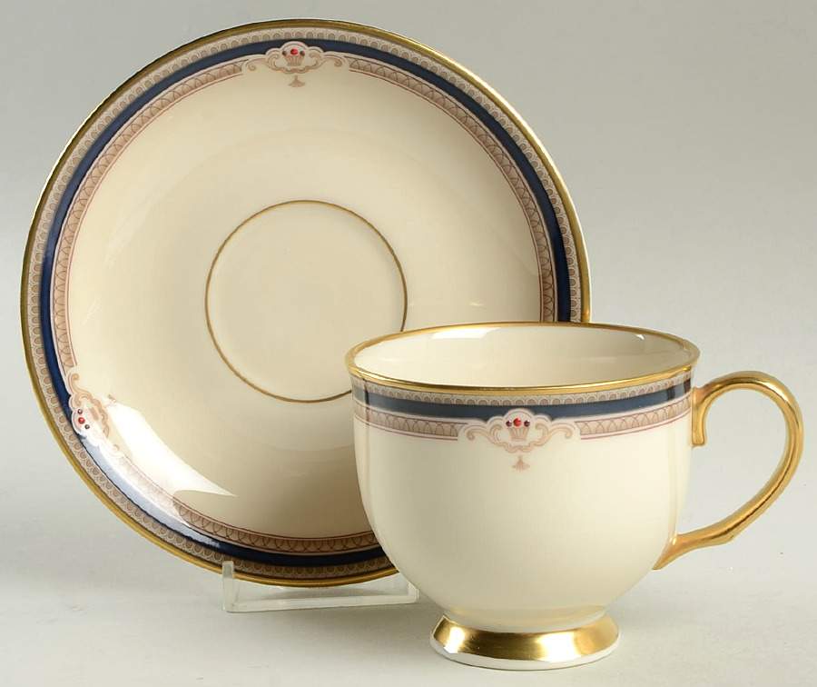 Buchanan Footed Cup & Saucer Set by Lenox-1